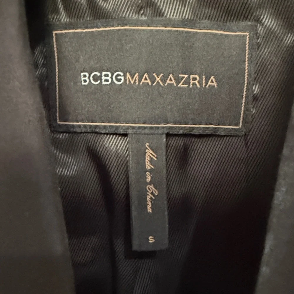 BCBGMaxAzria Black tuxedo Sleeveless Vest